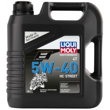 LIQUI MOLY 20751 НС-синт. мот.масло д/4-т.мотоц. Motorbike 4T HC Street 5W-40 SN MA2 (4л)