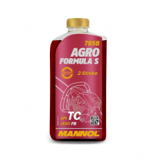 Mannol  Agro Formula S ТС 1л масло синт. для двухтакт. двиг. с/х техники