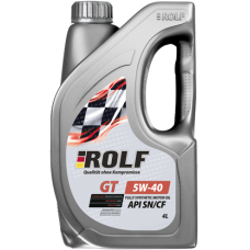 ROLF GT SAE 5W-40 API SN/CF (синт.) 4л Масло моторное 322229/322436